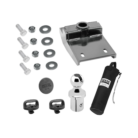 Draw-Tite ELITE SERIES UNDER BED BOLT-ON GOOSENECK HEAD ONLY W/BALL 11-15 SILVER 30158